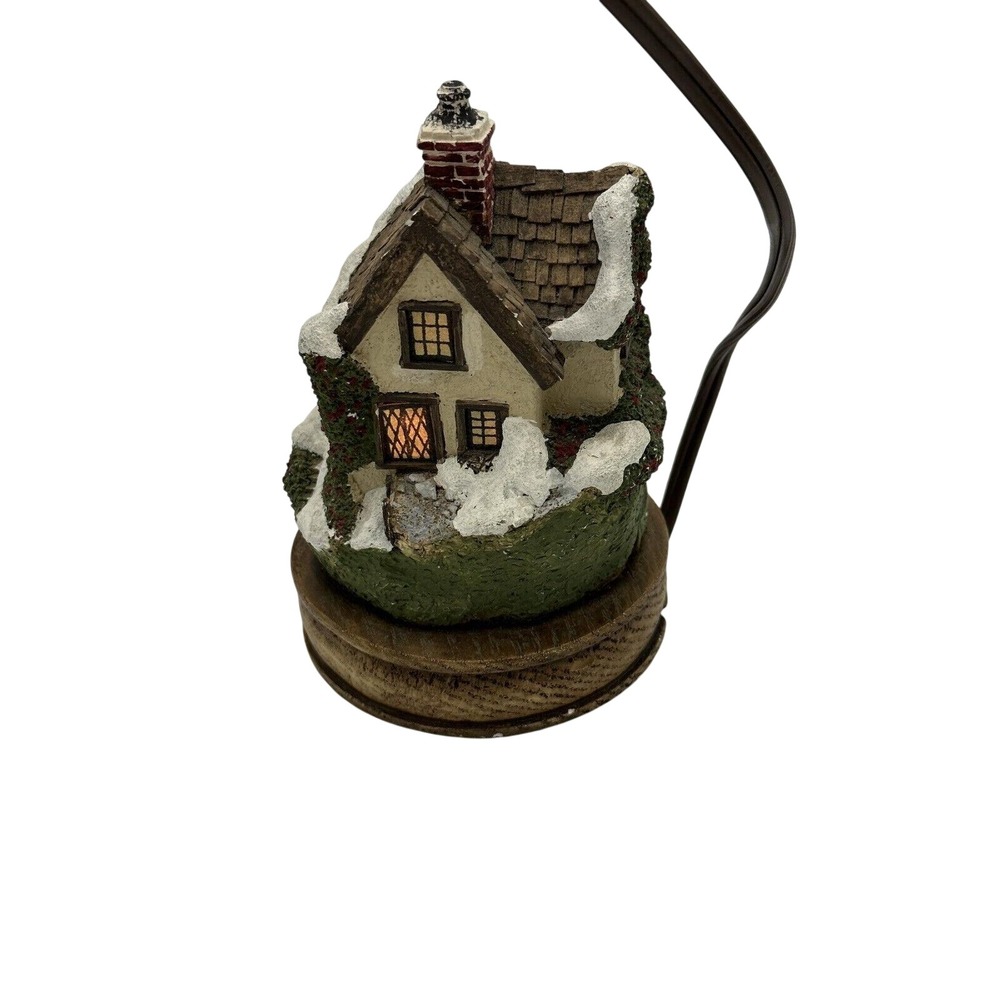 John‎ Hopkins Village Lights Miniatures Lucy Lavenham's Cottage  VTG 1987 Works